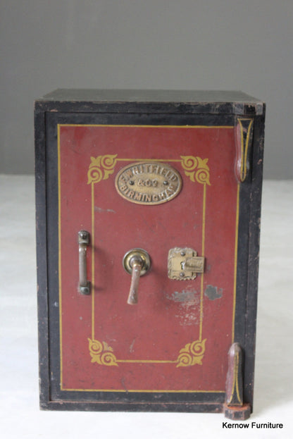 Small Antique Safe - Kernow Furniture