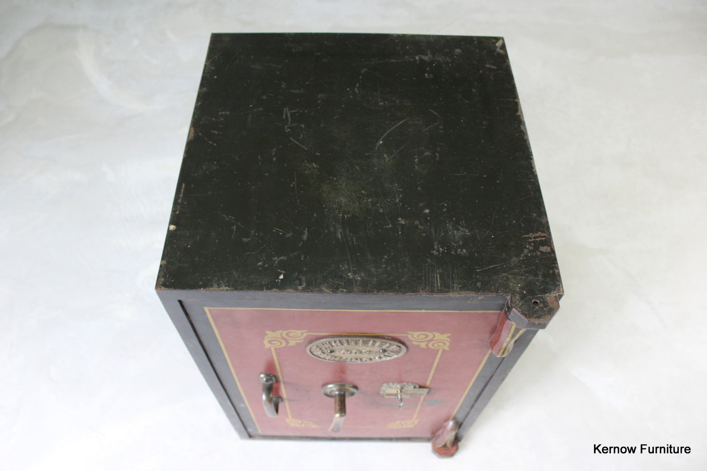 Small Antique Safe - Kernow Furniture