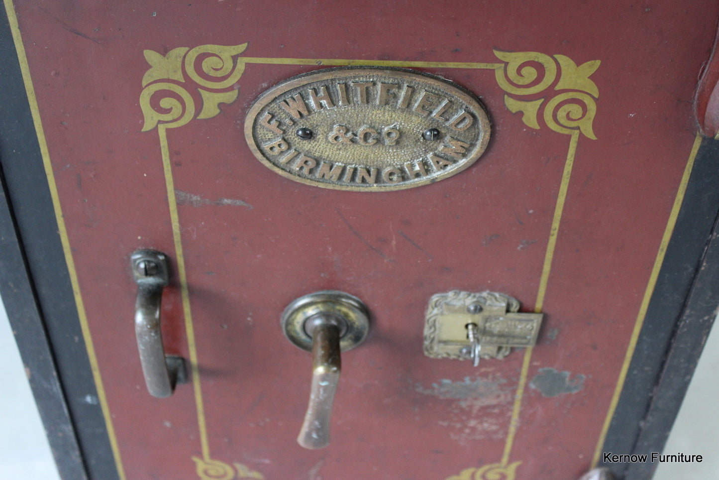 Small Antique Safe - Kernow Furniture