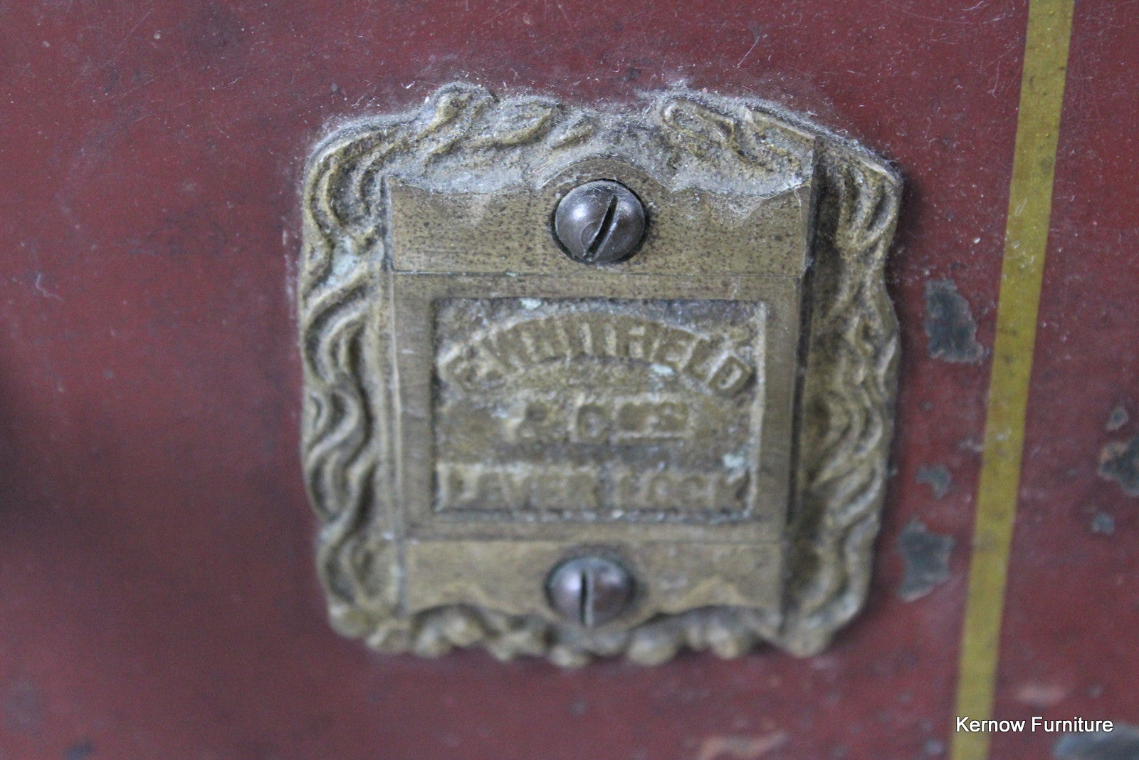 Small Antique Safe - Kernow Furniture