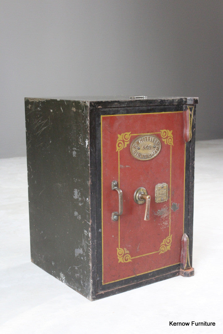 Small Antique Safe - Kernow Furniture