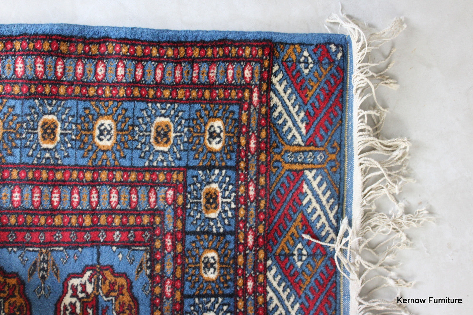 Blue Bokhara Rug - Kernow Furniture