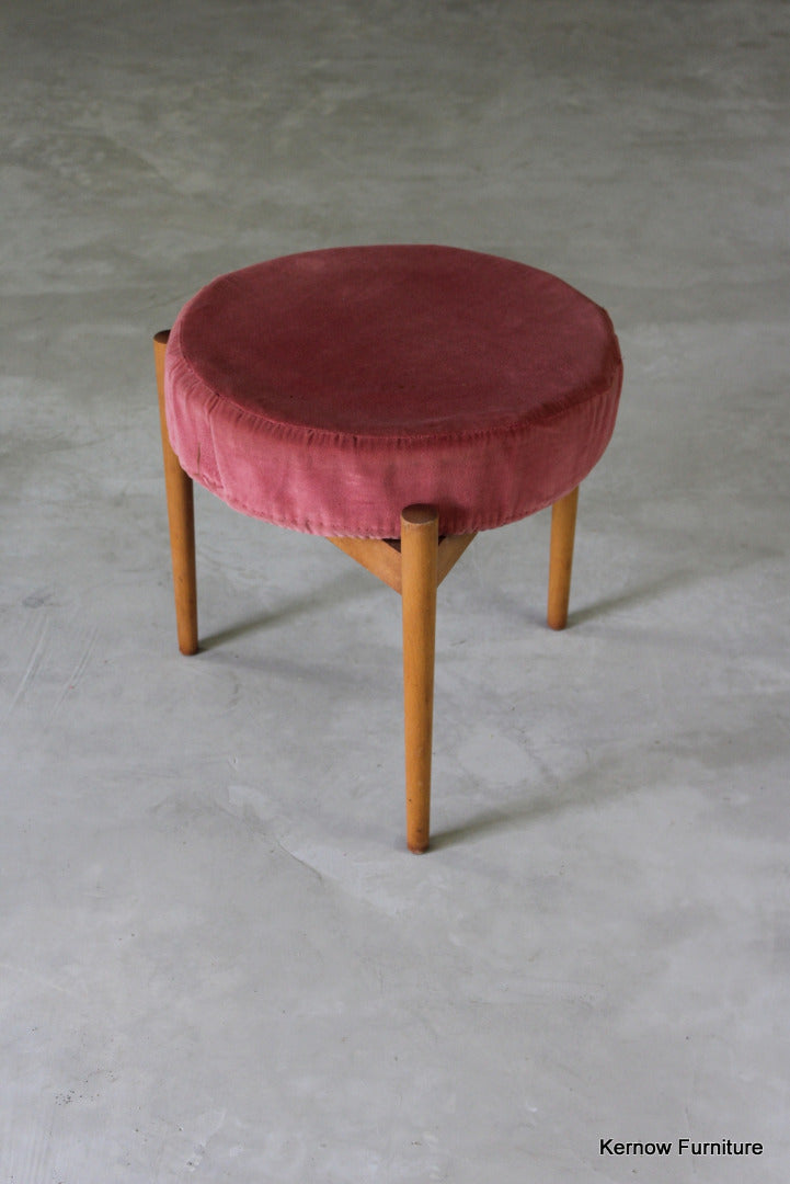 Retro Beech Stool - Kernow Furniture