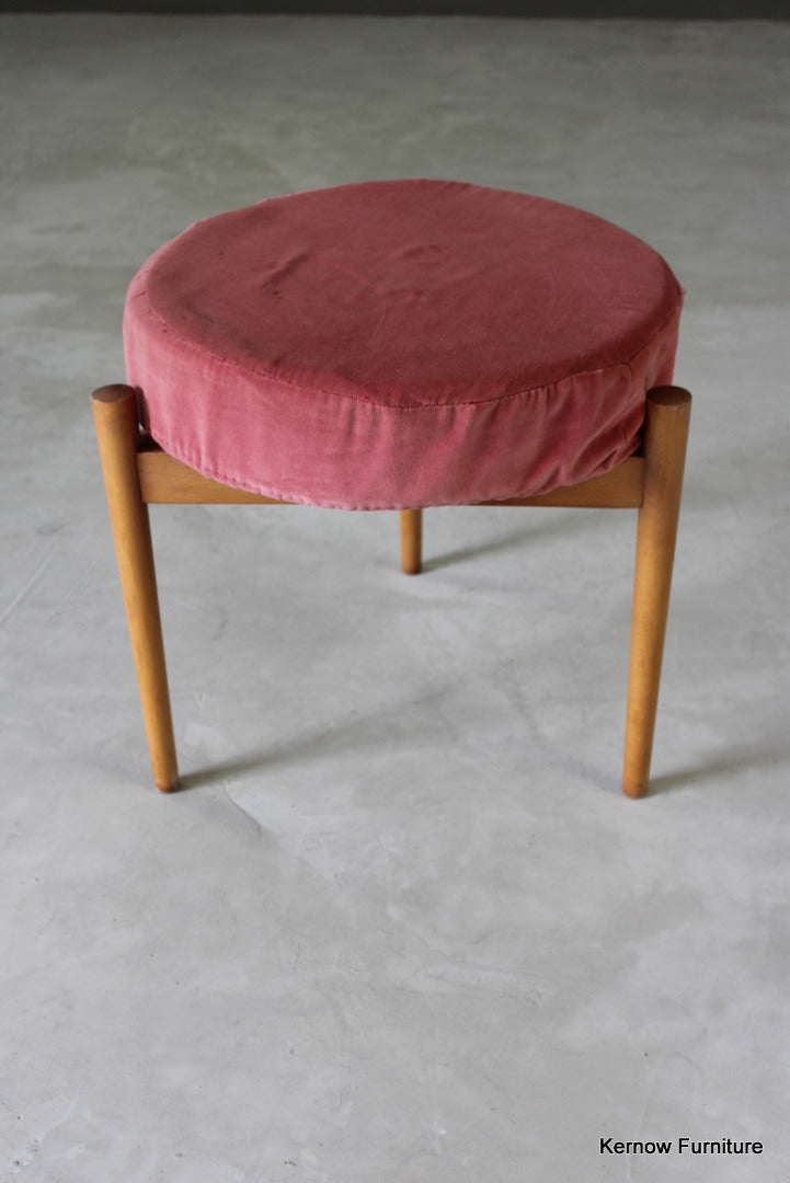 Retro Beech Stool - Kernow Furniture