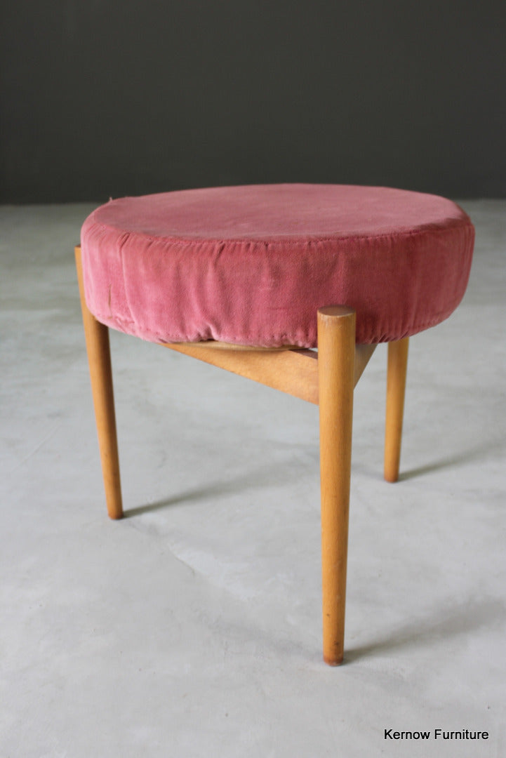 Retro Beech Stool - Kernow Furniture