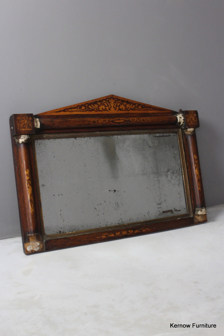 Regency Marquetry Mirror - Kernow Furniture