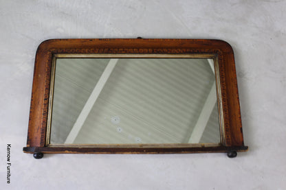 Edwardian Tunbridge Overmantle Mirror - Kernow Furniture