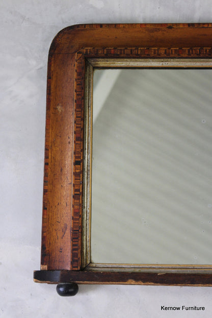 Edwardian Tunbridge Overmantle Mirror - Kernow Furniture