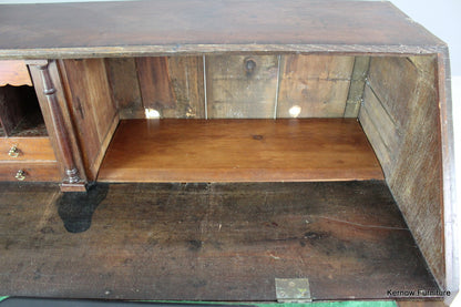 Antique Mahogany Writing Bureau - Kernow Furniture