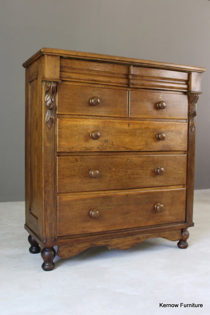 Victorian Oak Scotch Chest - Kernow Furniture