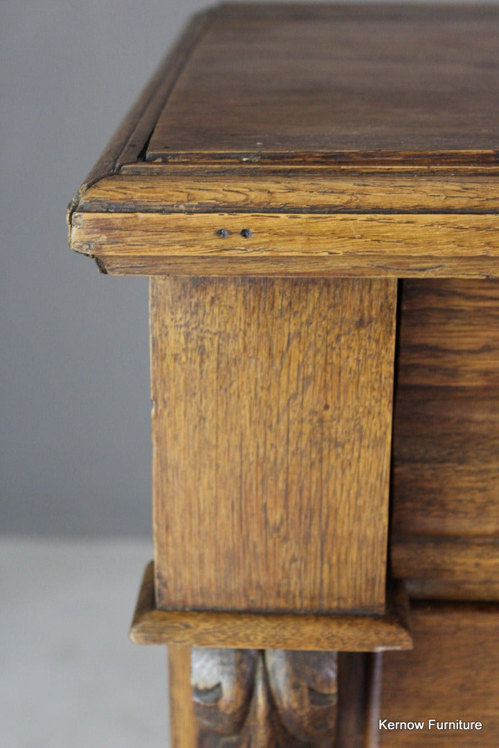 Victorian Oak Scotch Chest - Kernow Furniture