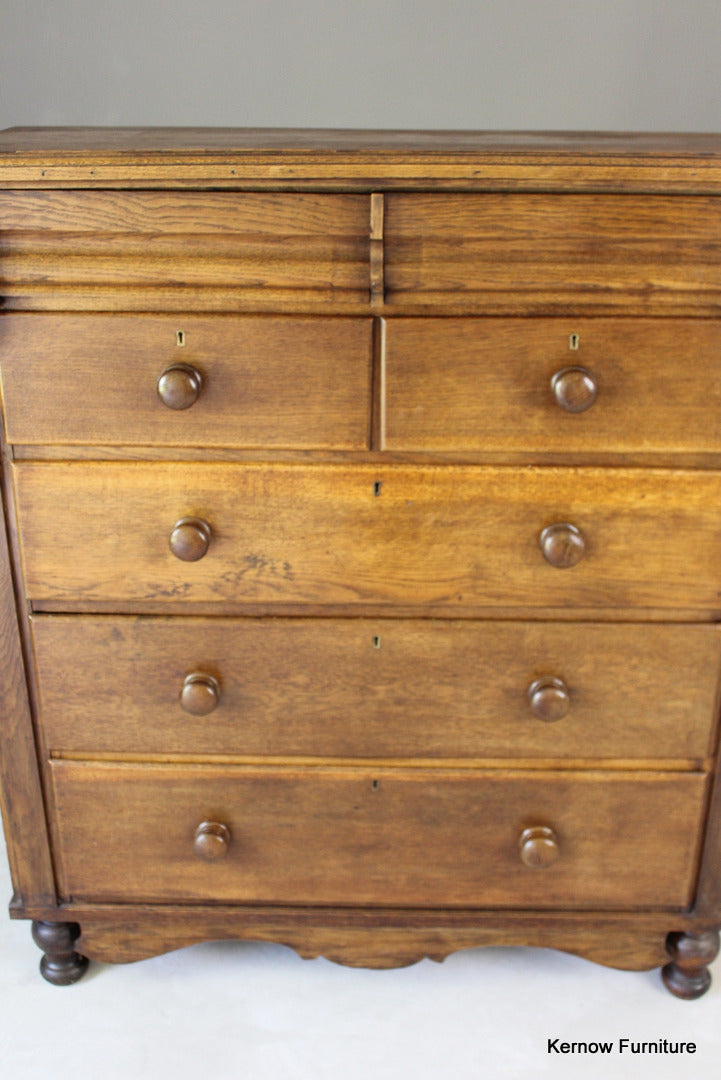 Victorian Oak Scotch Chest - Kernow Furniture