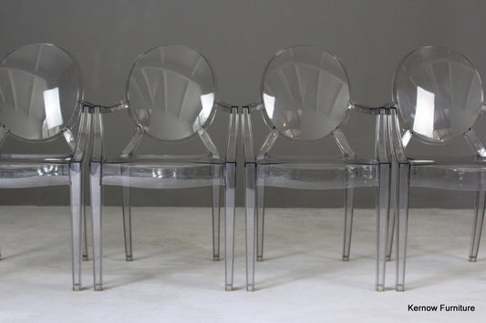 4 Kartell Ghost Chairs - Kernow Furniture