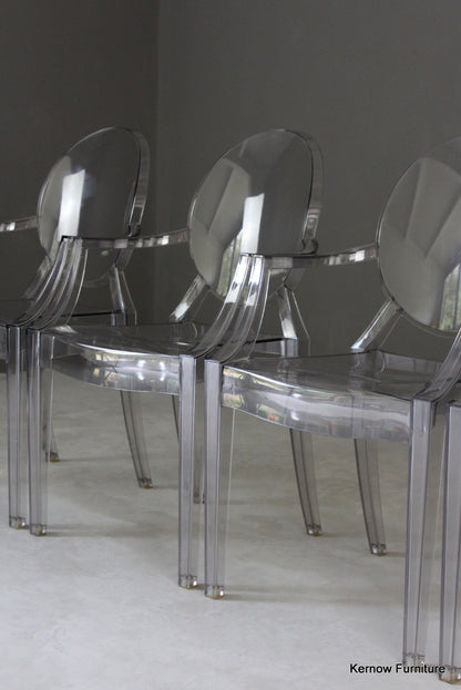 4 Kartell Ghost Chairs - Kernow Furniture