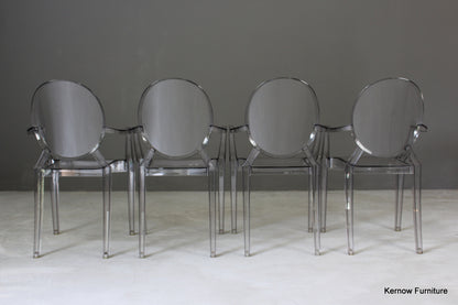 4 Kartell Ghost Chairs - Kernow Furniture