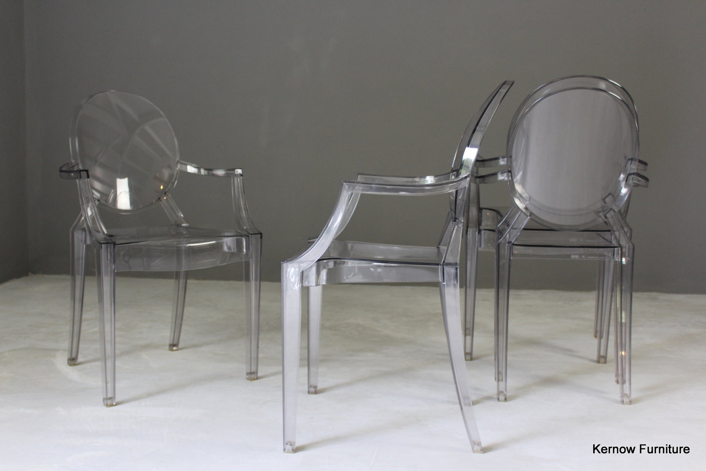 4 Kartell Ghost Chairs - Kernow Furniture