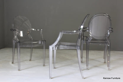 4 Kartell Ghost Chairs - Kernow Furniture