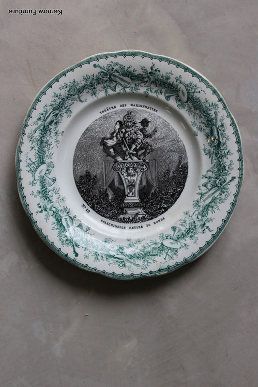 Creil Et Montereau Decorative French Plate - Kernow Furniture