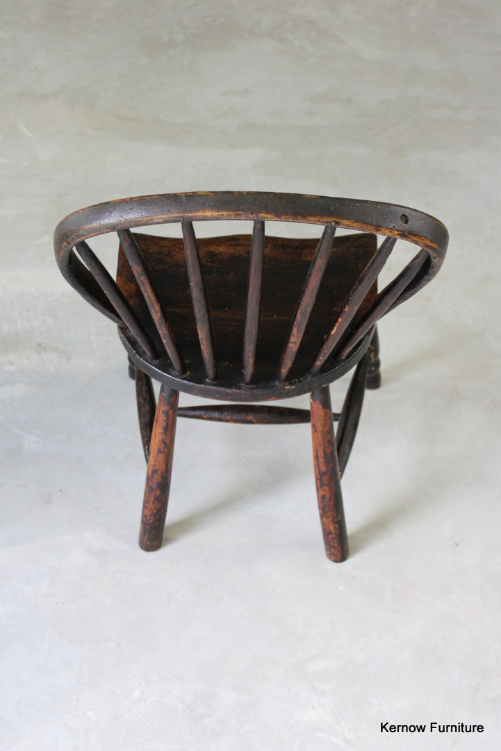 Rustic Elm Hoop & Stick Chair - Kernow Furniture