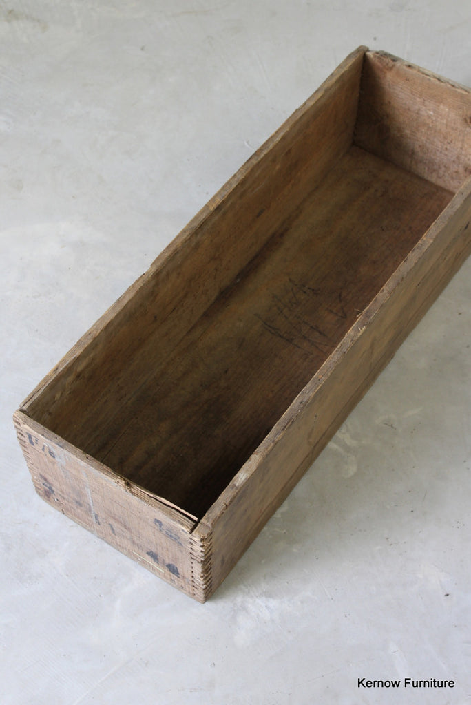 Vintage Rustic Wooden Crate - Kernow Furniture