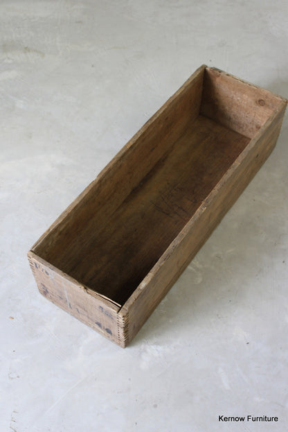 Vintage Rustic Wooden Crate - Kernow Furniture