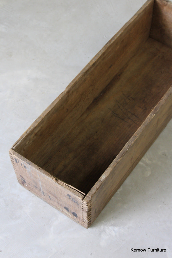 Vintage Rustic Wooden Crate - Kernow Furniture