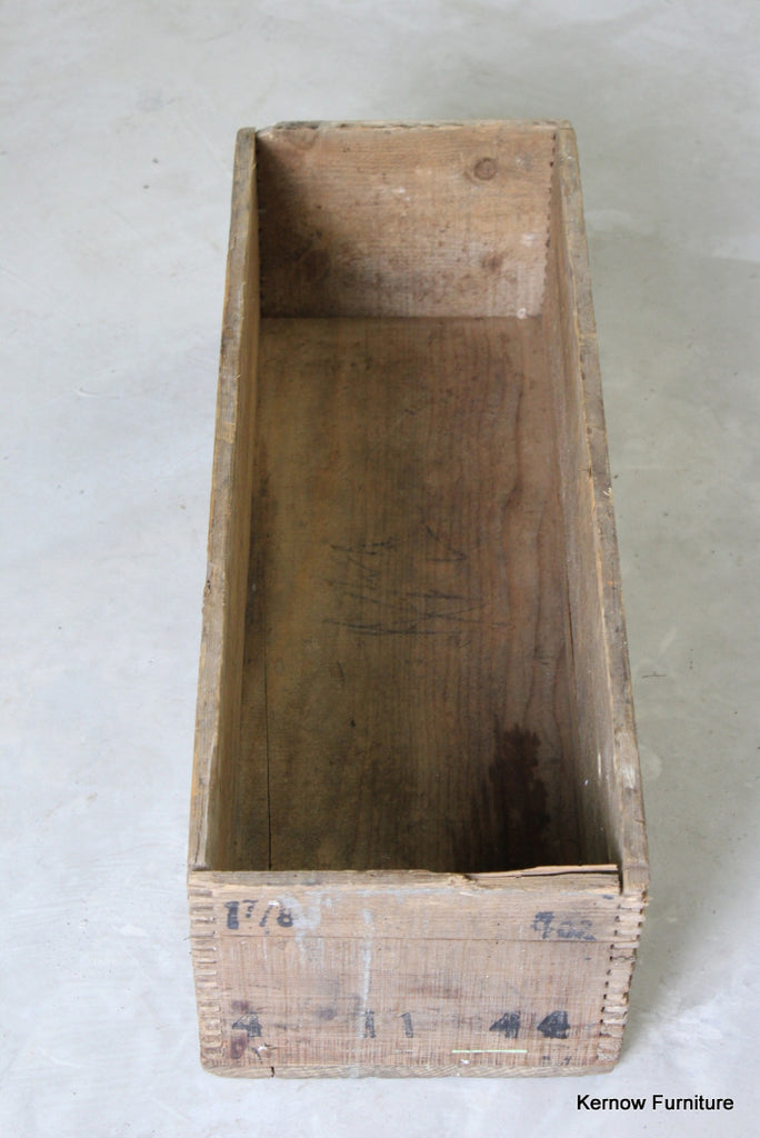 Vintage Rustic Wooden Crate - Kernow Furniture
