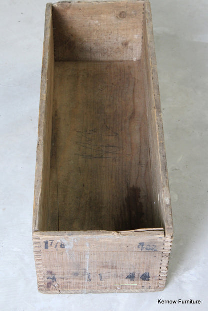 Vintage Rustic Wooden Crate - Kernow Furniture