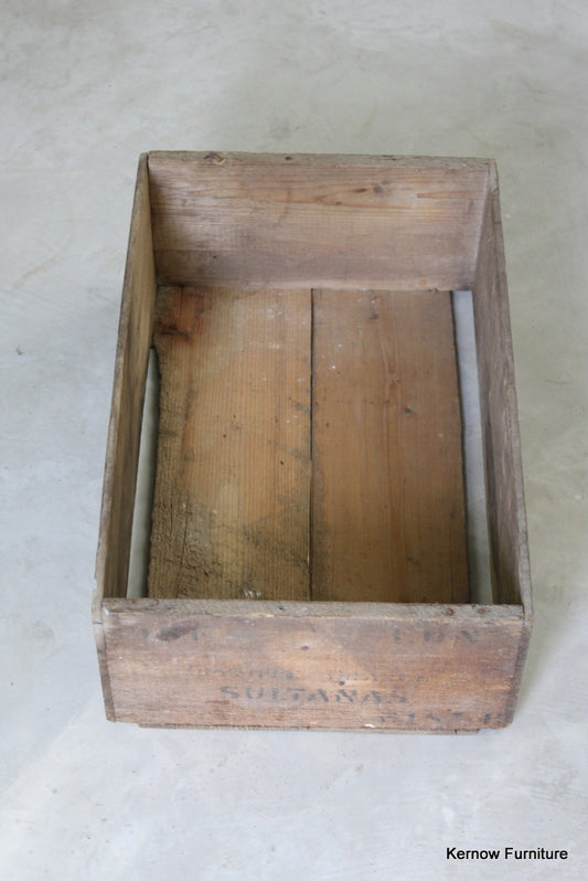 Vintage Wooden Fruit Box - Kernow Furniture