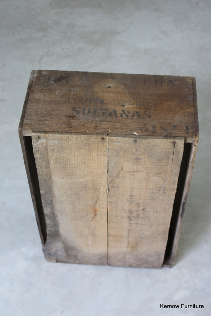 Vintage Wooden Fruit Box - Kernow Furniture