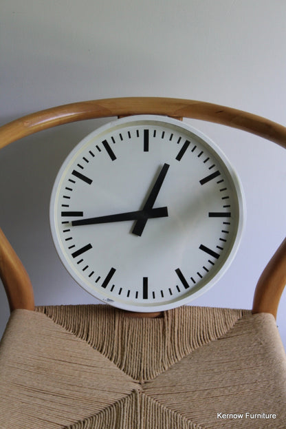 Vintage Industrial Wall Clock - Kernow Furniture