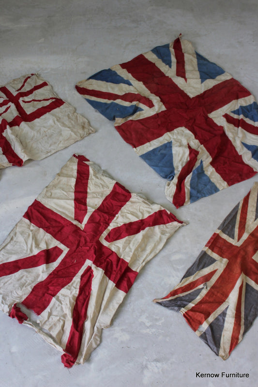 Collection Vintage Union Jack Flags - Kernow Furniture