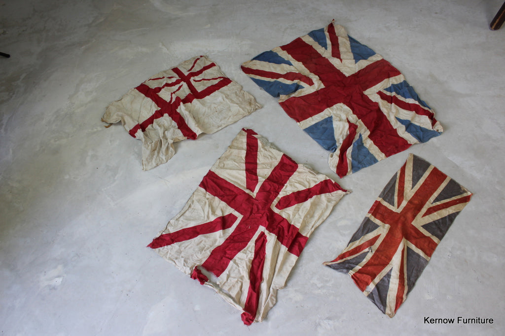 Collection Vintage Union Jack Flags - Kernow Furniture