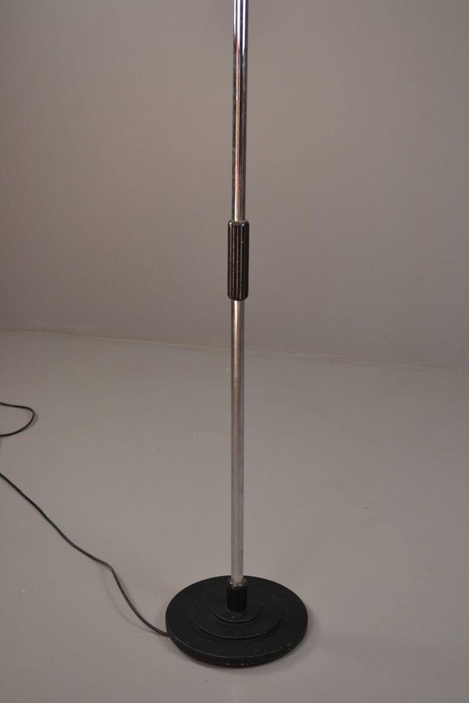 Retro Standard Lamp & Large 1960's Shade - Kernow Furniture