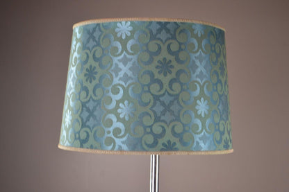 Retro Standard Lamp & Large 1960's Shade - Kernow Furniture