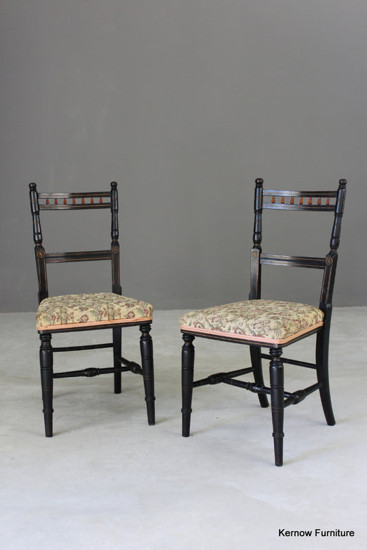 Pair Aesthetic Occasional Chairs - Kernow Furniture