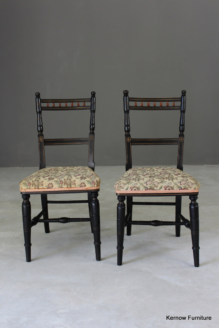 Pair Aesthetic Occasional Chairs - Kernow Furniture