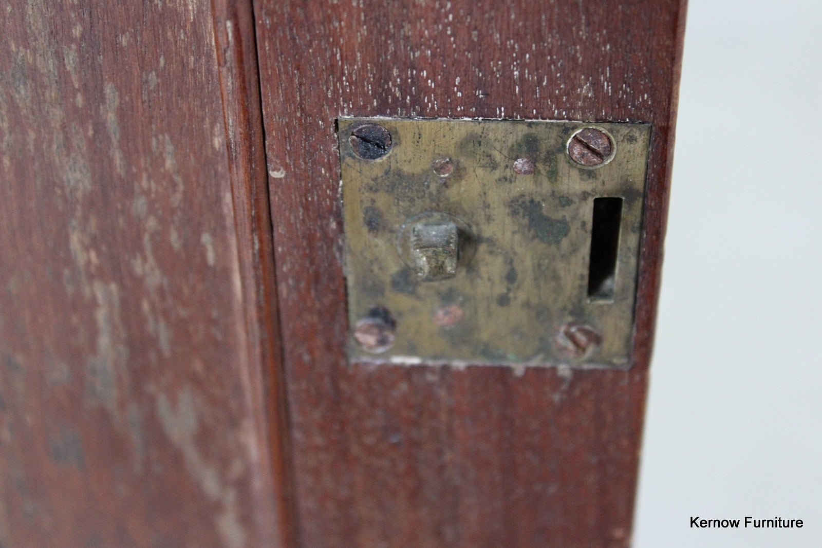 Edwardian Walnut Bedside Cabinet - Kernow Furniture