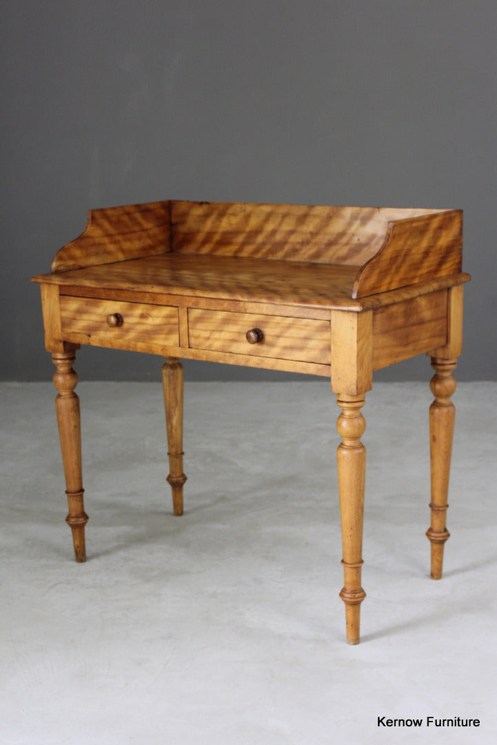 Satin Side Table Antique Satin Birch Side Table – Kernow Furniture