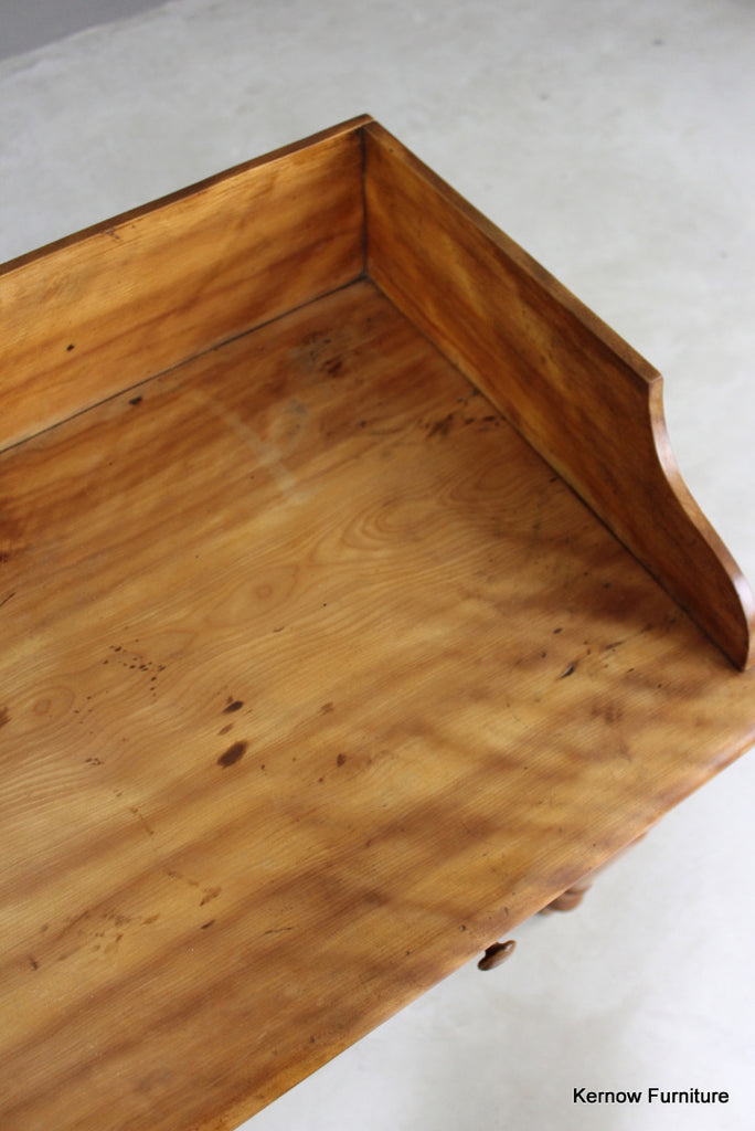 Antique Satin Birch Side Table - Kernow Furniture
