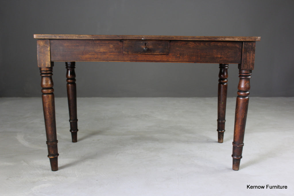 Antique Mahogany Side Table - Kernow Furniture