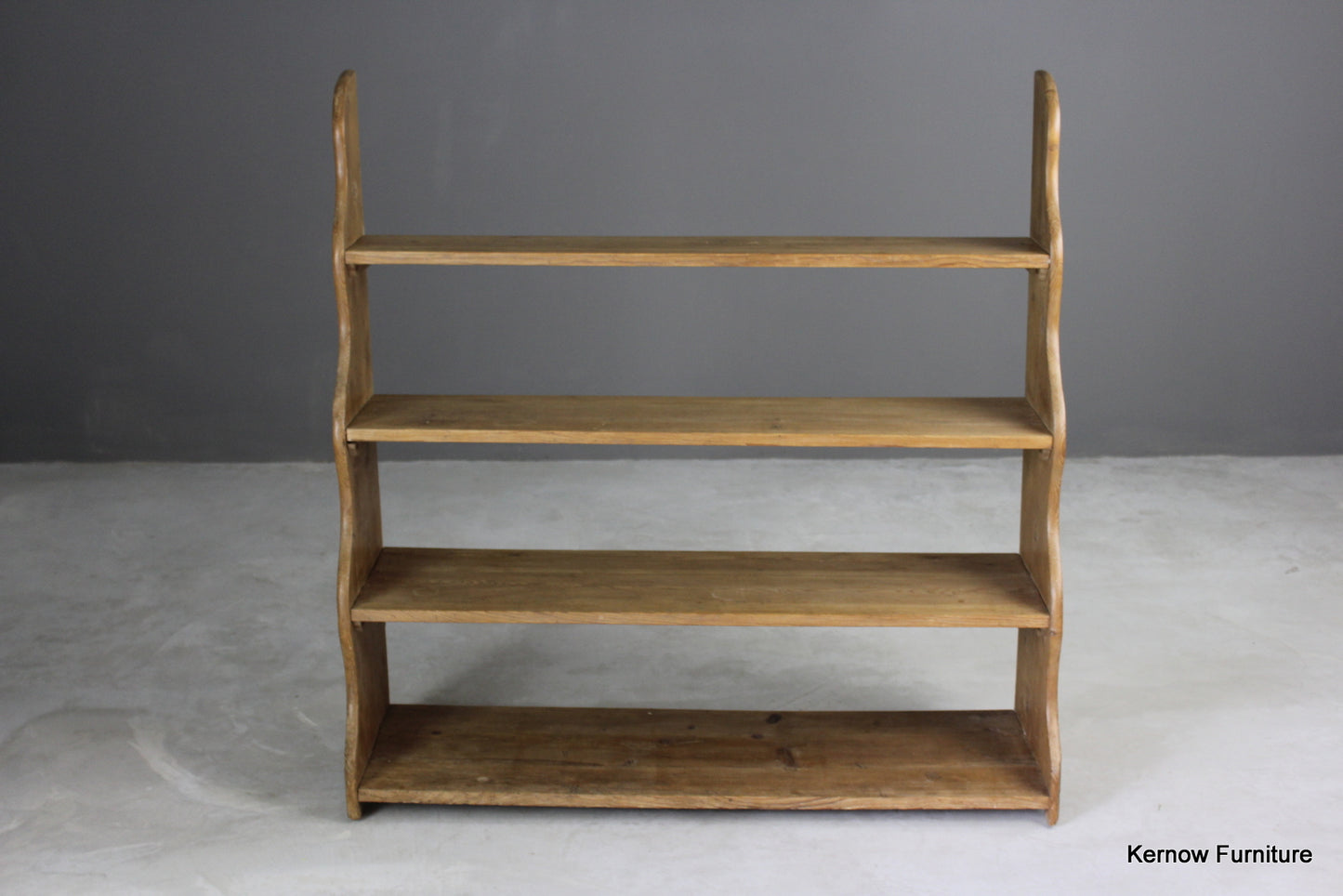 Antique Pine Bookcase - Kernow Furniture