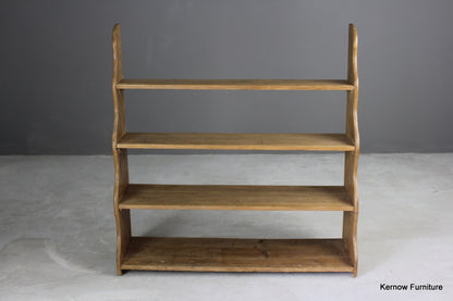 Antique Pine Bookcase - Kernow Furniture