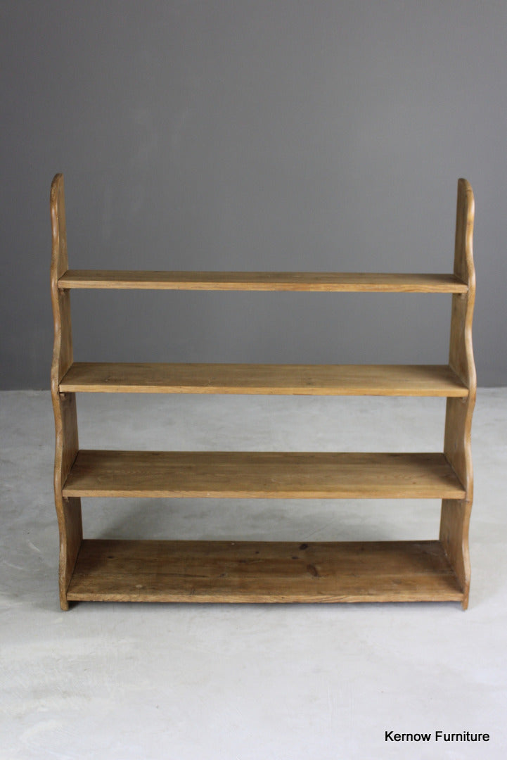 Antique Pine Bookcase - Kernow Furniture