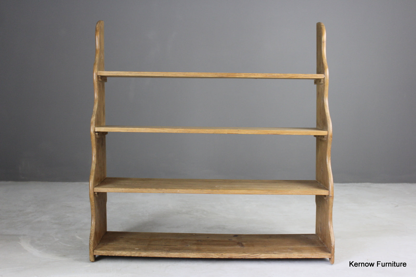 Antique Pine Bookcase - Kernow Furniture