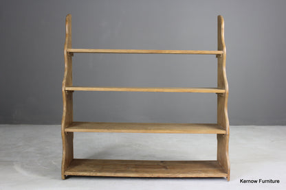 Antique Pine Bookcase - Kernow Furniture