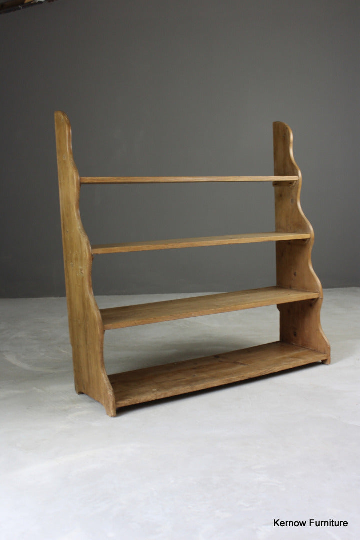 Antique Pine Bookcase - Kernow Furniture