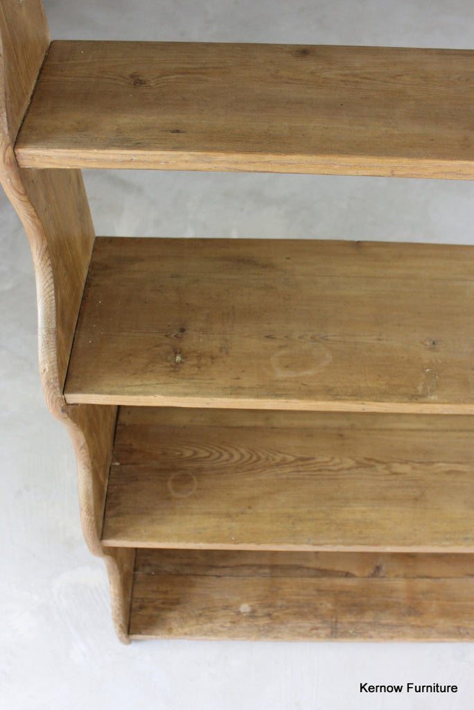 Antique Pine Bookcase - Kernow Furniture