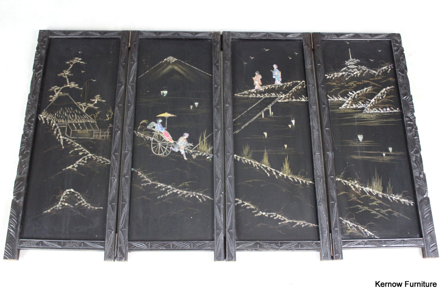 Japanese Folding Screen - Kernow Furniture