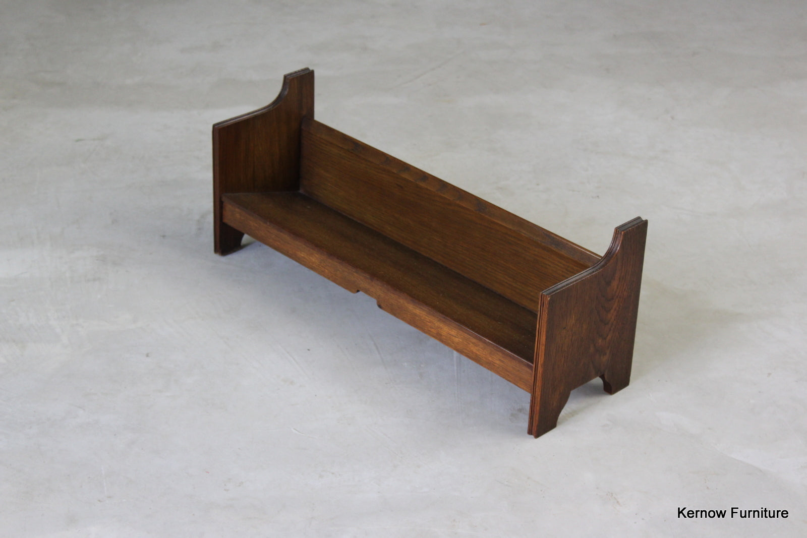 Early 20th Century Oak Book Trough - Kernow Furniture